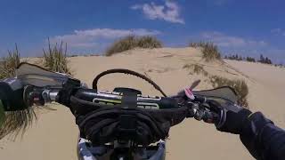 Riding old mines.. Husqvarna TE300 two stroke.. #twostroke #enduro #dirtbike