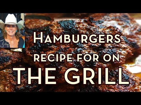 Burger Recipe for Hamburgers on the Grill