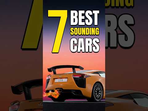 07 Best Sounding Cars of All Time!!