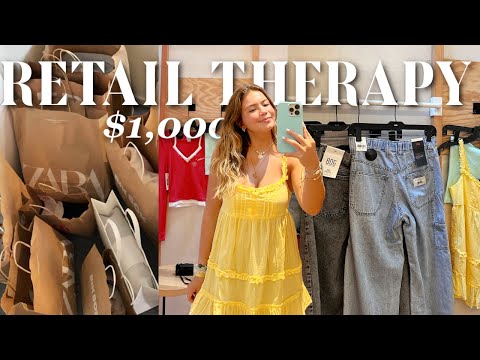 $1,000 RETAIL THERAPY  SHOPPING SPREE!! || Shopping vlog