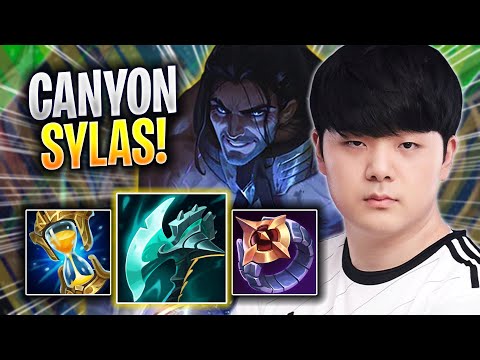 CANYON IS SO CRAZY WITH SYLAS! - DK Canyon Plays Sylas JUNGLE vs Hecarim! | Season 2023