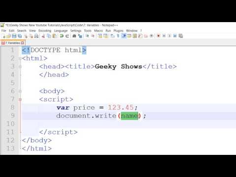 Declaring and Initializing Variable in JavaScript Hindi