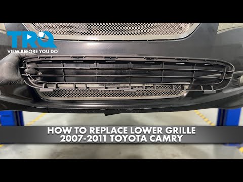 How to Replace Lower Grille 2007-2011 Toyota Camry