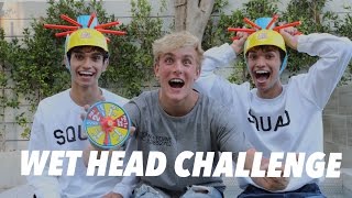 WET HEAD CHALLENGE! w/ Jake Paul