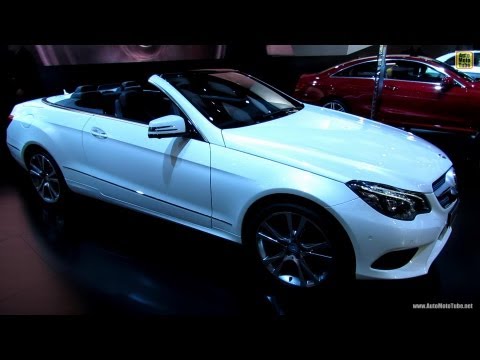 2014 Mercedes-Benz E350 Cabriolet - Exterior and Interior Walkaround - 2013 Detroit Auto Show