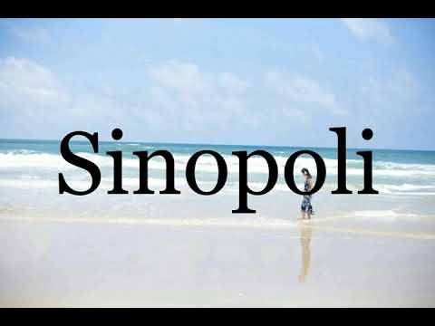 How To Pronounce Sinopoli🌈🌈🌈🌈🌈🌈Pronunciation Of Sinopoli