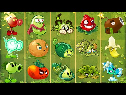Pvz 2 Gameplay - 8 Best Pair Plants Challenge - Which Team Plant 's Best ？- Team Plant Vs Team Plant