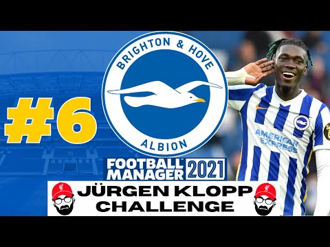 CAN WE BEAT MANCHESTER UNITED? | #6 | Brighton FM21 | Jürgen Klopp Challenge | Football Manager 2021