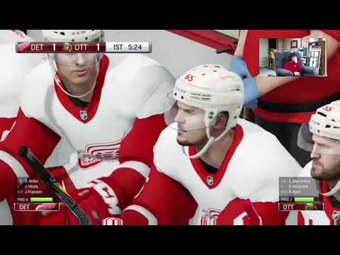 (NHL 18 Season 1 Game 2) Detroit Red Wings Vs Ottawa Senators (Full)