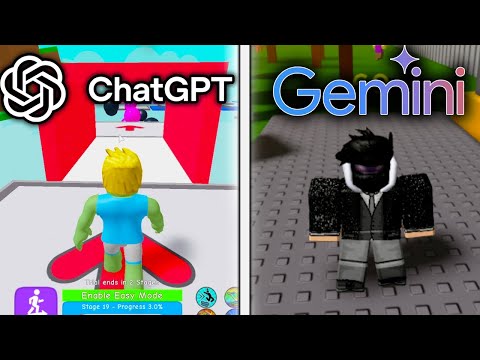 ChatGPT vs Gemini Make Roblox From Scratch
