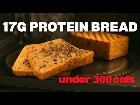 Low-Calorie, High-Protein and DONE in 5 Min – My Lazy Microwave Bread Hack
