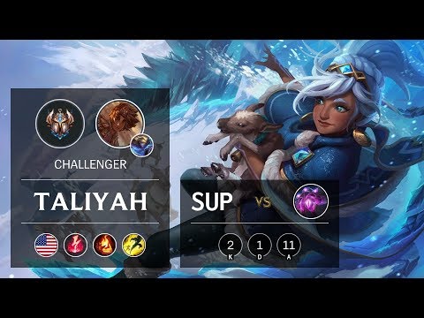 Taliyah Support vs Vel'Koz - NA Challenger Patch 9.12