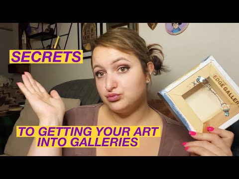 SECRETS to Getting Your Art Into Galleries | Artist Tips for 2025