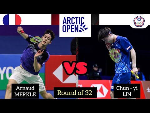 Arnaud MERKLE VS Chun - yi LIN | ARTIC OPEN 2023 | round of 32.