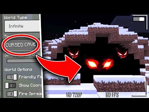 This Footage 100% Proves CURSED SEEDS Are REAL in Minecraft Pocket Edition *SCARY*