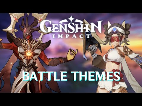GENSHIN IMPACT | All Battle Themes | 5.0