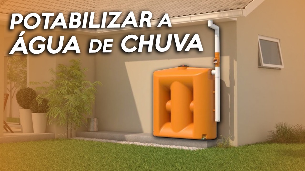 O que eu devo FAZER para a ÁGUA DA CHUVA? Coletar ÁGUA DA CHUVA.