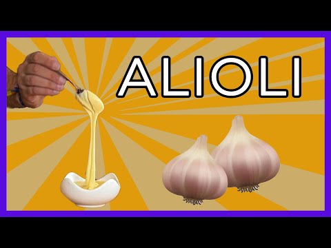 Como hacer alioli casero (Mayonesa de ajo) | Fedecooks