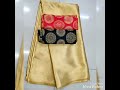 Satin Silk Saree With Double Blouse