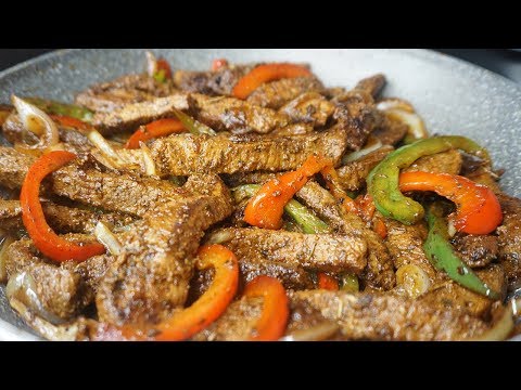 HOW TO MAKE THE BEST STEAK FAJITAS| Beef Fajitas|...