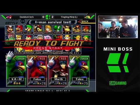 Mini Boss 2 Doubles Grand Finals - Dankbot/Jerb (Red) vs Yingling/Ninji (Green)