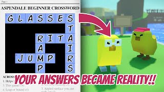 Magical Crossword Puzzle.. with Smart Chicklet Protagonist?! - Steam Demo Gameplay