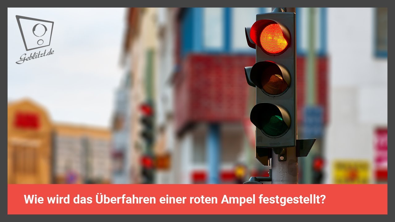 Rote Ampel überfahren, was tun? 2023