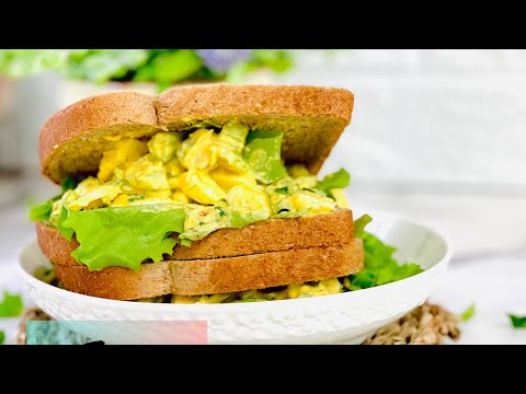 Egg salad sandwich for toddlers.
