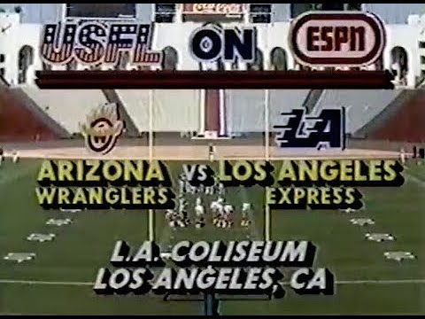 1984 USFL Week 14 - Wranglers vs Express - Original ESPN