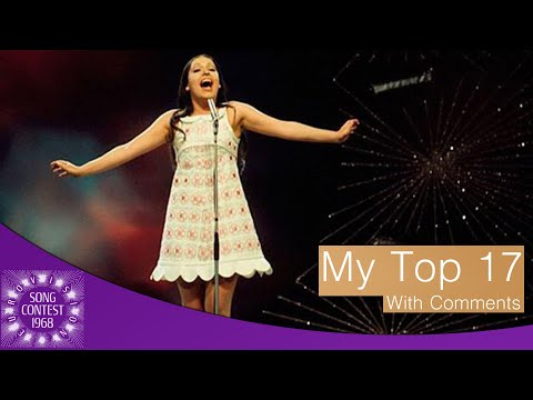 Eurovision Song Contest 1968 - My Top 17 [With Comments]