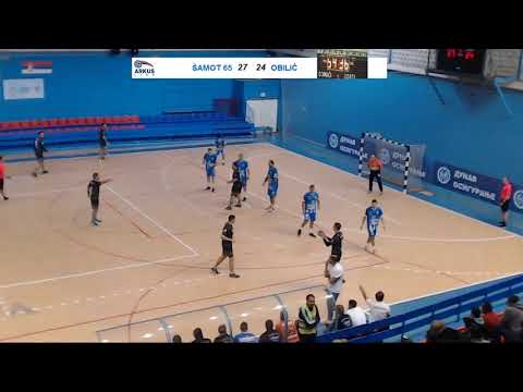 ARKUS liga 7. kolo / RK Šamot 65 - RK Obilić / 30.10.2019.