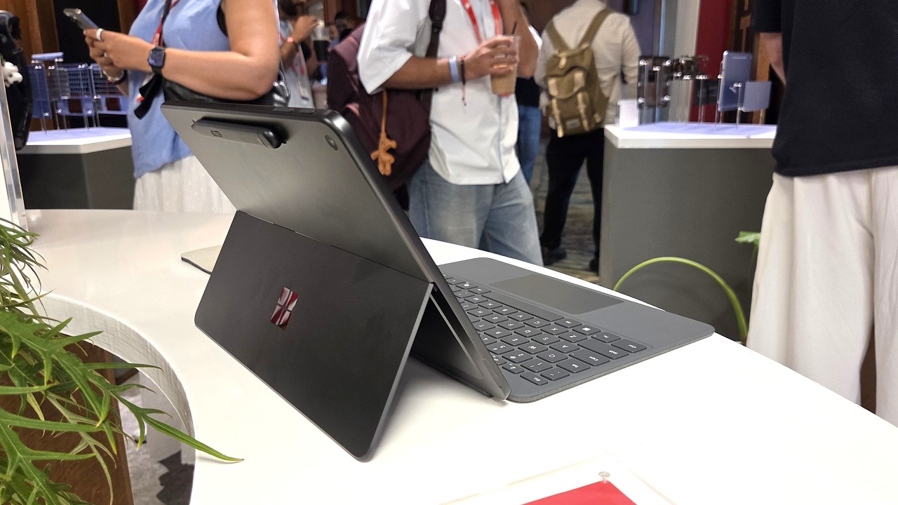 Hands-on: New Surface Pro 12-inch and Surface Laptop 13-inch with Snapdragon X2 Plus + Surface Mouse - YouTube