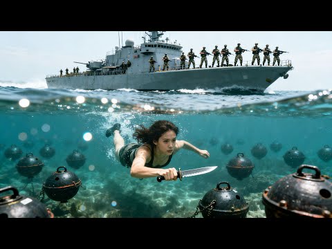 美女特工跨越水雷區，偷襲敵軍水牢救人！