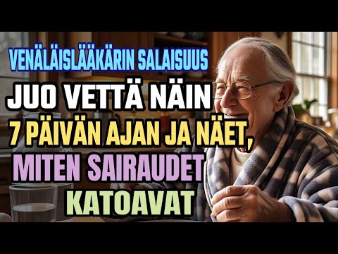 "99% tekee tämän virheen juodessaan vettä! Näin parannat terveyttäsi 7 päivässä"