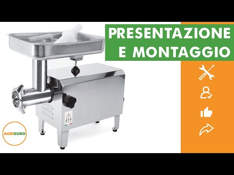 Presentazione e montaggio del Tritacarne Tre Spade TC-22/32 PRO
