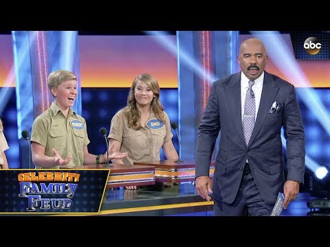 Robert Irwin Says CAR - Celebrity Family Feud 3x1