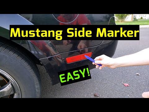 How To Easily Install Change Replace Side Marker LED Light Bulb on Ford Mustang Car 2005-2009 DIY 🚘