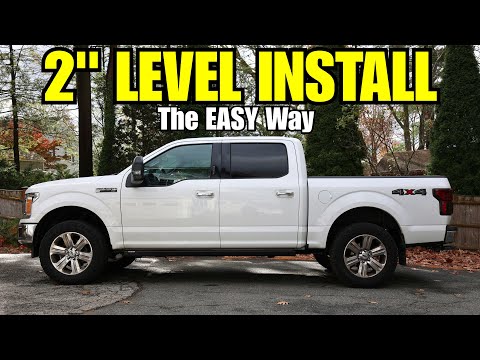 How to Install a 2\" Rough Country Leveling Kit on a 2018 Ford F-150 (Step-by-Step)