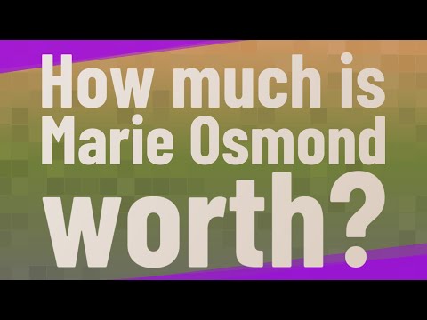 Marie Osmond Net Worth