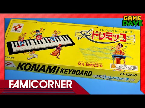 Konami Piano Keyboard : Doremikko on Famicom Disk System - FamiCorner Ep 15 | Game Dave