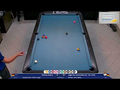 TURTLE HUNTER OPEN PRO - Match 8 - Christian Brehme VS Holger Vier Race auf 25
