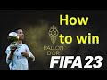 How to win the Ballon d'or in FIFA 23