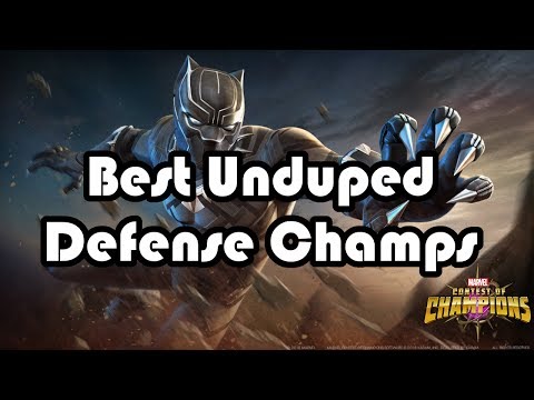 Best Unduped Champions for Alliance War Defense | Marvel Contest of Champions