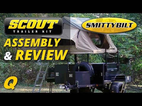 SmittyBilt Scout Trailer and Tent Assembly & Overview