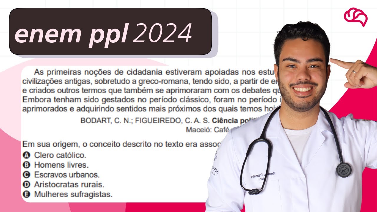 Resolução em Vídeo — Questão 70 ENEM 2024 PPL