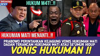 Download lagu DADAN TERANCAM HUKUMAN M4T! !! PRABOWO PERINTAHKAN KEJAGUNG TINDAK BERAT YANG TERLIBAT KORUPSI MBG mp3