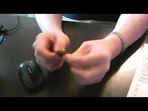 how to make a coin go through a table