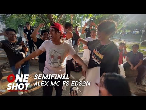 ALEX MC vs EDSON: Semifinal - ONE SHOT BATTLES (Not Boombap 🚫)