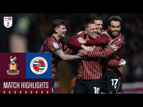 MATCH HIGHLIGHTS: Bradford City v Reading