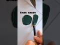 How to get dark green colour by acrylics | acrylic colour mixing for Dark green #howto #darkgreen